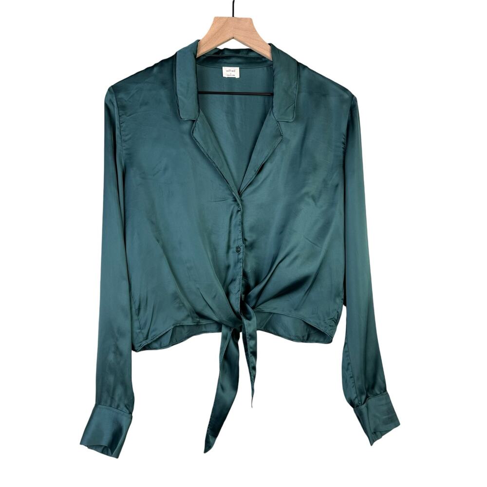 Aritzia Cupro Satin Blouse